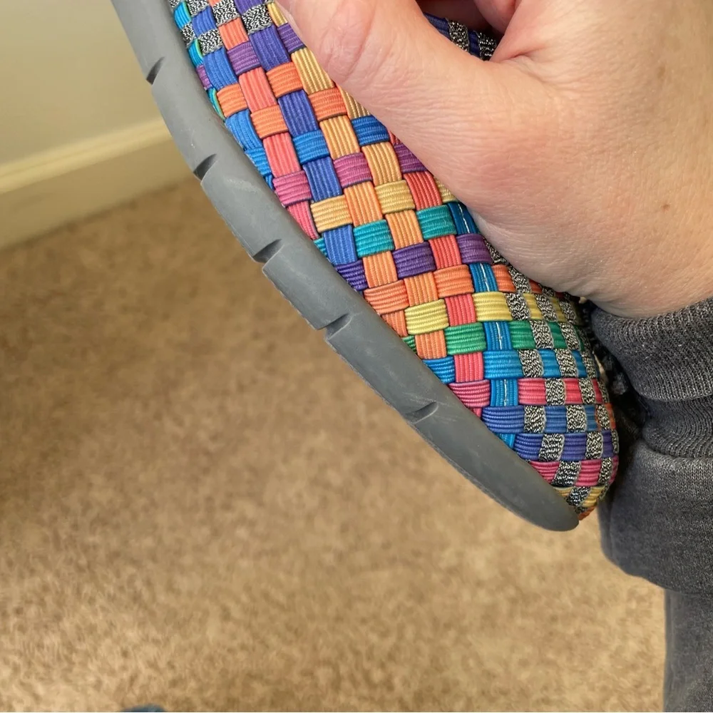 Comfortview Multicolor Woven Flats - Picture 8 of 9